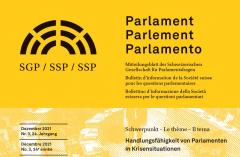 Ausschnitt Titelbild des aktuellen Mitteilungsblattes Parlament