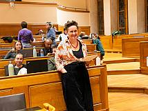 Stadtratsmitglied im Grossratssaal