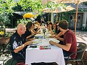 Mittagessen in der Villa Crescenda