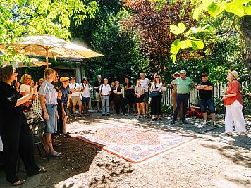 Empfang in der Villa Crescenda