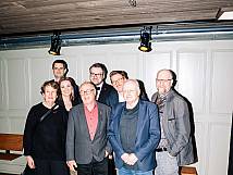 Gruppenbild mit ehemaligen Stadtratspräsidenten, sowie mit einer ehemaligen und einer zukünftigen Stadtratspräsidentin