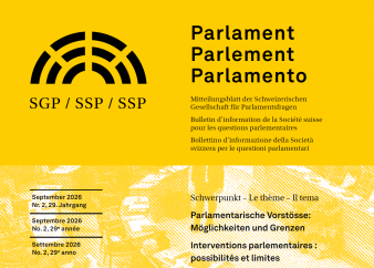 Titelseite des Mitteilungsblattes der SGP